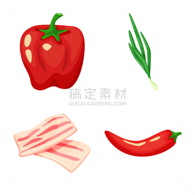 食品,调味品,标志,蔬菜,热,菜单,清新,香料,收集,设计