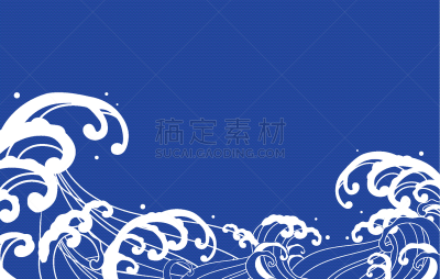 绘画插图,波形,巨大的,渔业,环境,暴风雨,海啸,波浪,背景,股市和交易所