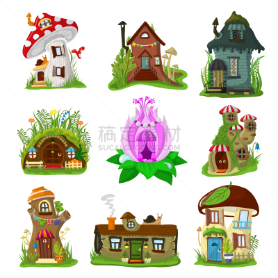 树屋,幻想,房屋,仙女,卡通,房屋建设,飘然,玩具屋,糖果,童话故事