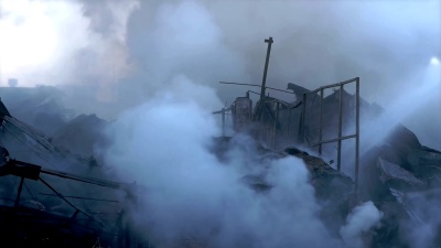 大量烟雾灭火
