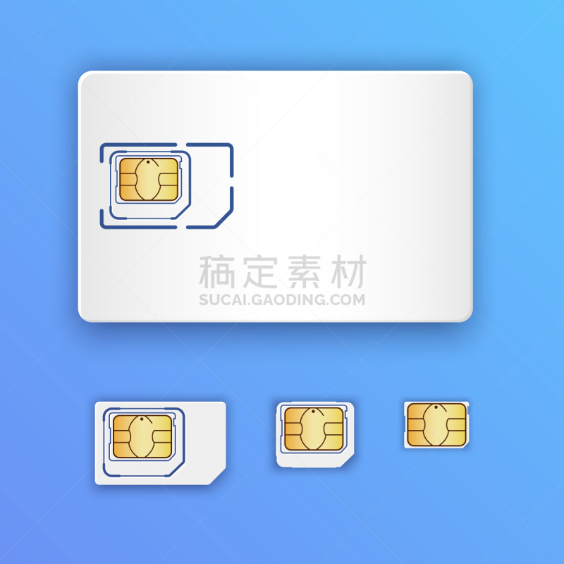 SIM卡,充满的,空白的,白色,金属,电脑芯片,黄金,无线电通信装置,写实,布置