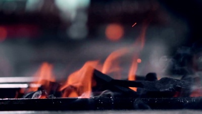 Fire Flames(慢动作)食品街