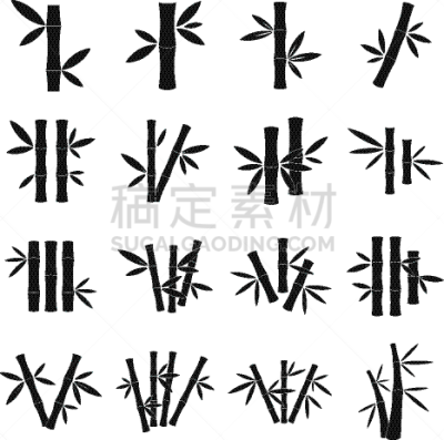 竹,高雅,符号,简单,环境,棍,动物,春天,布置,复古