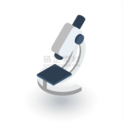 显微镜,三维图形,图标,平坦的,生物学,商务,健康保健,环境,科学家,技术
