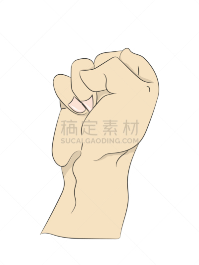 举起手,线条,拇指,人,男人,女人,女孩,白色,粉色,华丽的