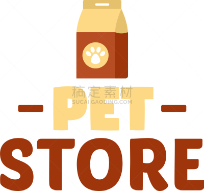 品牌名称,扁平化设计,宠物商店,狗食,商务,食品,狗,模板,动物,爱