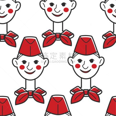 男孩,红色,前苏联,领巾,鸭舌帽,探险家,列宁,男人,一个物体,纺织品