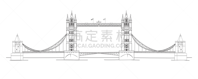 塔桥,国际著名景点,建筑外部,全景,伦敦,伦敦中心,图像,英国,英格兰,著名景点