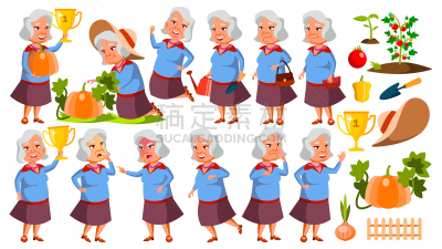 注视镜头,亚洲,老年人,老年女人,农业,蔬菜,商务,菜园,布置