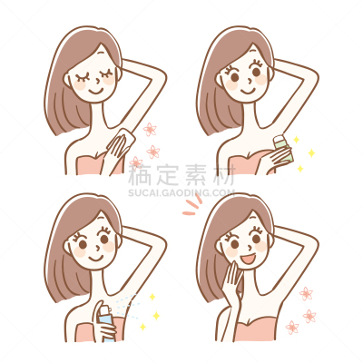 女人,绘画插图,汗液,仅日本人,人类居住地,棍,涂料,四肢,日本人,仅女人