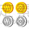 图标,商务,品牌名称,波纹,部分,黄金,设计,收集