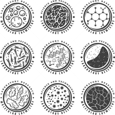 分子,标签,单色调,白色,有机食品,微生物学,化学制品,复古,布置,生病