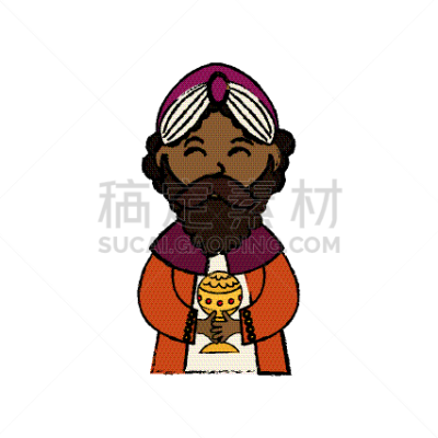 智慧,男人,三个人,动画片,耶稣降生,黄金,庆祝,绘制
