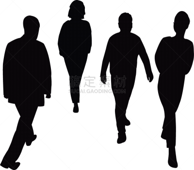 人,矢量,轮廓,白色,男人,图像,女人,成年的,方形画幅,绘画插图