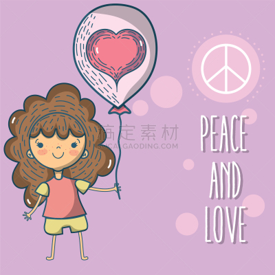 动画片,平和,可爱的,白昼,人,家庭,概念,爱,庆祝,相伴