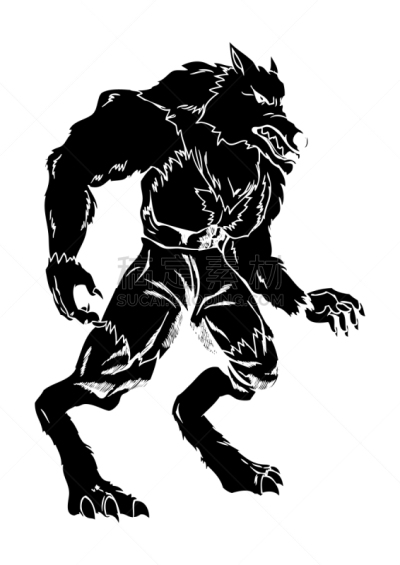 狼人,怪异,男人,幻想,动物,震惊,进攻