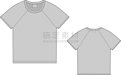 模板,背面视角,正面视角,运动,纺织品,简单,草图,设计,绘制