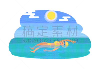 女人,时尚,专门技术,专业人员,运动,泳装,船,仰泳,休闲