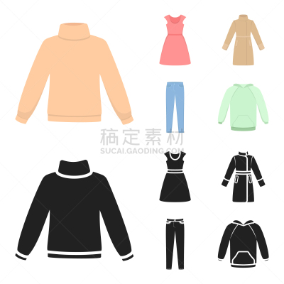 外套,裤子,拉格伦堡,衣服,短袖,分离着色,男人,图像,女人,收集