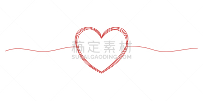 缠结的,矢量,手,心型,形状,绘画插图,潦草,细的,摇滚乐,分割
