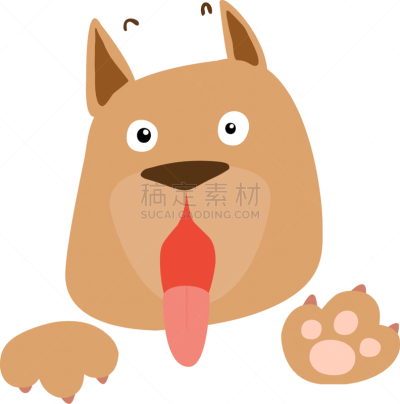 狗,褐色,白色背景,分离着色,白色,纯种犬,概念,幻想,惊骇,害怕