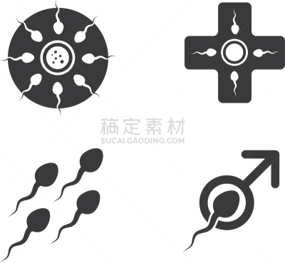精子,品牌名称,图标,卵子,卵巢,人,女人,设计,联系,发展