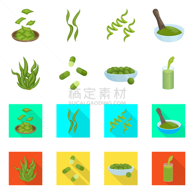 分离着色,海洋,蛋白质,符号,一个物体,蔬菜,素食,健康保健,螺线,清新