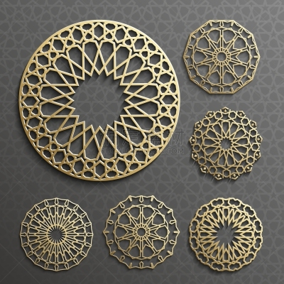 符号,装饰品,三维图形,黄金,概念,矢量,式样,庆祝