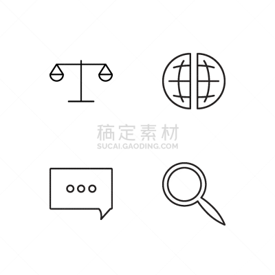 轮廓,商务,极简构图,计算机图标,设计师,法官,男人,概念,愉悦,布置