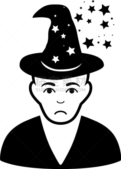 职权,悲哀,魔术,黑色,计算机图标,秘密,男人,飘然,幻想