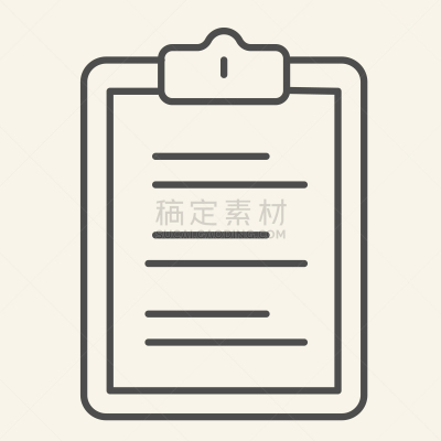 轮廓,矢量,计算机图标,表格,健康保健,检查表,写字板,细的,问卷,设计