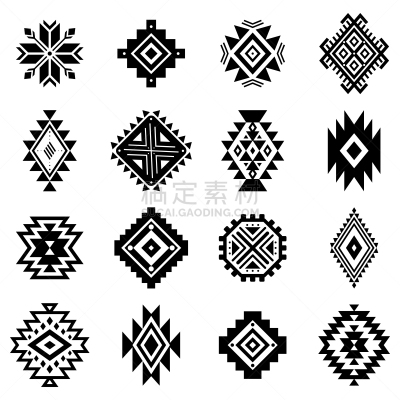 矢量,化学元素周期表,阿芝台克文明,华丽的,贺卡,阿兹特克文明,背景分离,秘鲁,印度,白色