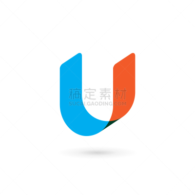 模板,品牌名称,英文字母U,图标,创造力,商务,几何形状,字母表次序,信函,设计