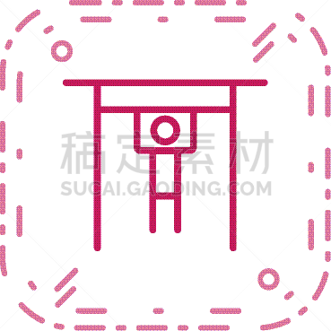 计算机图标,轮廓,矢量,符号,直的,手把,图像,标志,插画,设计