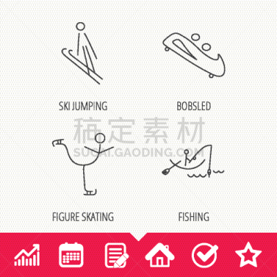 长橇,计算机图标,花样滑冰,轮廓,图表,直的,冬天,钓鱼,旋转,滑冰
