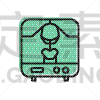绘画插图,计算机图标,黑色,矢量,x光仪器,线条,白色背景,分离着色,健康保健,背景分离