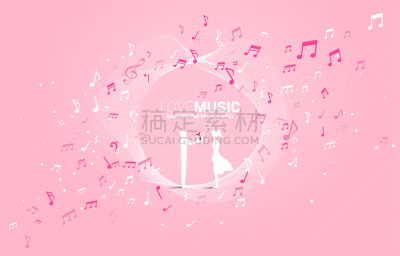 异性恋,音符,音乐,用双手走路,舞蹈,拿着,背景分离,钥匙,浪漫,调号