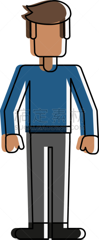 男人,头像,空白的,商务,人,肖像,图像,矢量,违约,剪影