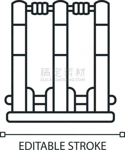 轮廓,符号,垂直画幅,矢量,数字3,大门,绘画插图,板球,木桩,计算机图标
