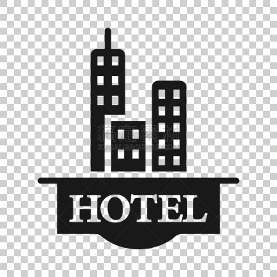 酒店,住宅房间,标志,小旅馆,绘画插图,建筑业,计算机图标,商务,矢量