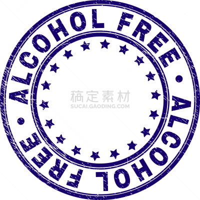 无酒精,划痕,海豹,圆形,橡皮章,纹理效果,含酒精饮料,单词,百分比号,文字