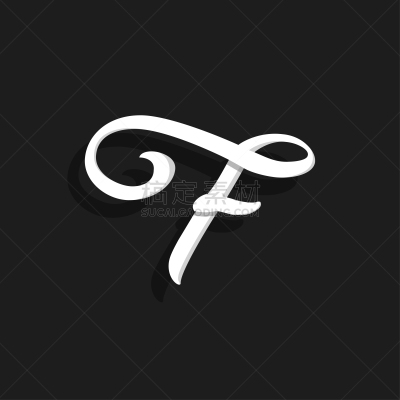 品牌名称,英文字母F,创造力,商务,概念,字母,信函,黑板,模板,手写