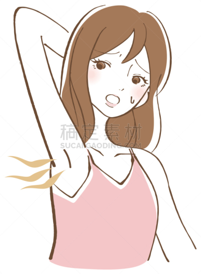 腋窝,芳香的,女人,垂直画幅,臭,生活方式,图像,关爱,体味
