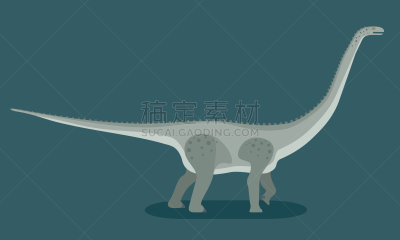 蜥蜴,颈,四肢,白垩系,三叠系,平坦的,巨大的,宏伟,古生物学,图像