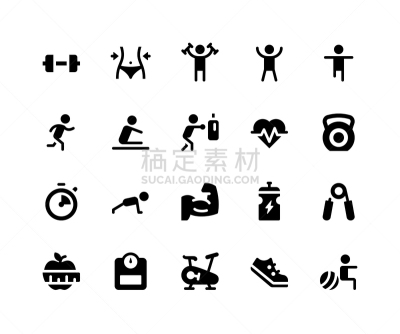 计算机图标,符号,饮料,瑜伽,拳击,短跑,男人,食品,损失,锻炼