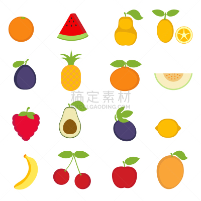 水果,动画片,荔枝,素食,芒果,菜单,热情,清新,食品,维生素