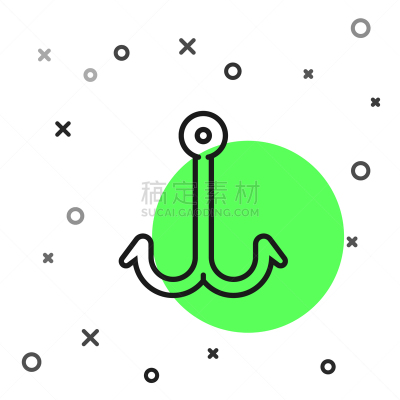白色,黑色,分离着色,鱼钩,计算机图标,线条,渔夫,细毛纤维,形状,轮廓