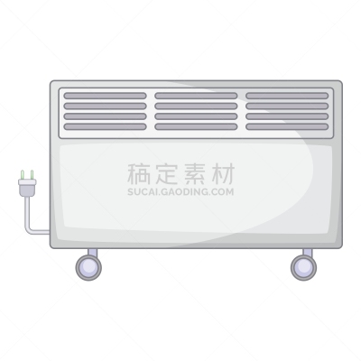 家,电暖气炉,图标,漫画,品牌名称,矢量,热,金属,冬天