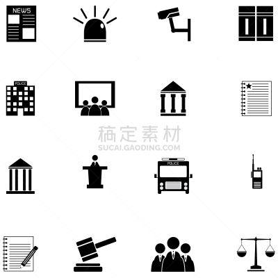 图标集,白色,书,陪审员,法官,文档