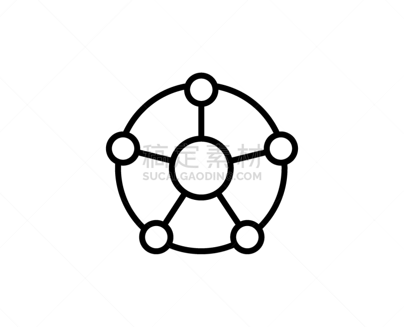 线图标,传媒,商务,球体,有序,技术,分子,社区,绘画插图,圆形